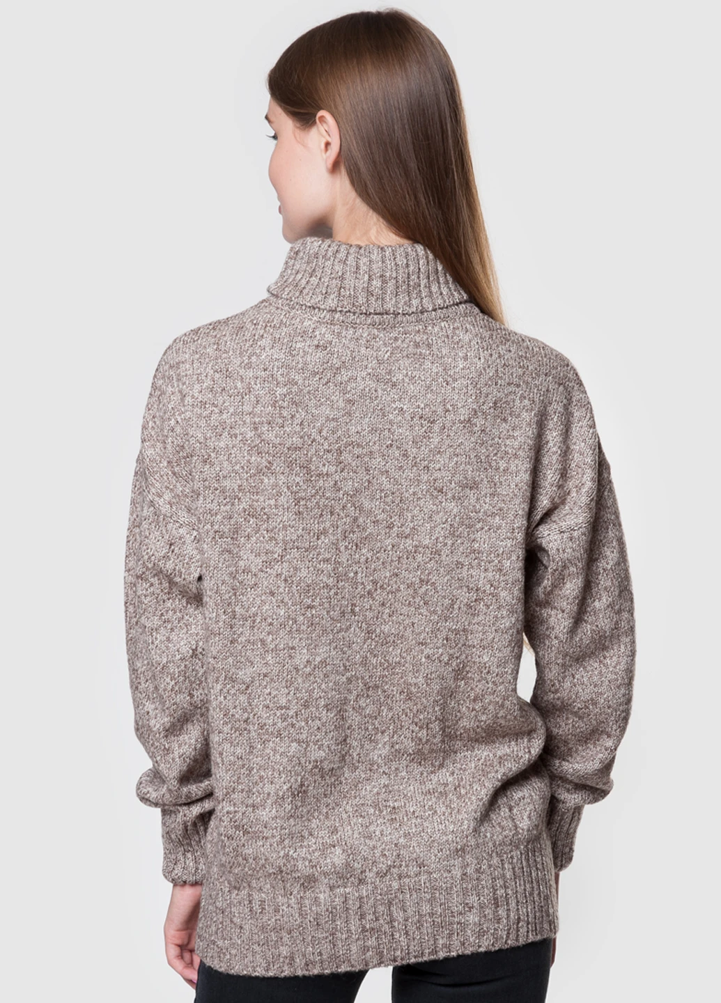 Бежевий демісезонний светр жіночий Arber Roll-neck WL1 WTR-85