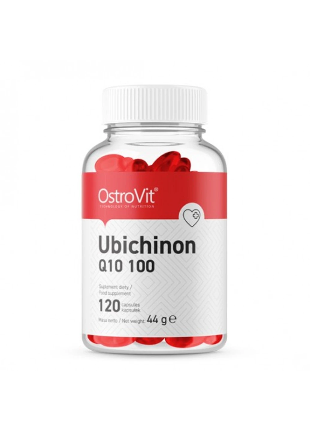 Коензим Q10 Ubichinon Q10 100 mg 120 капсул Ostrovit (255410379)