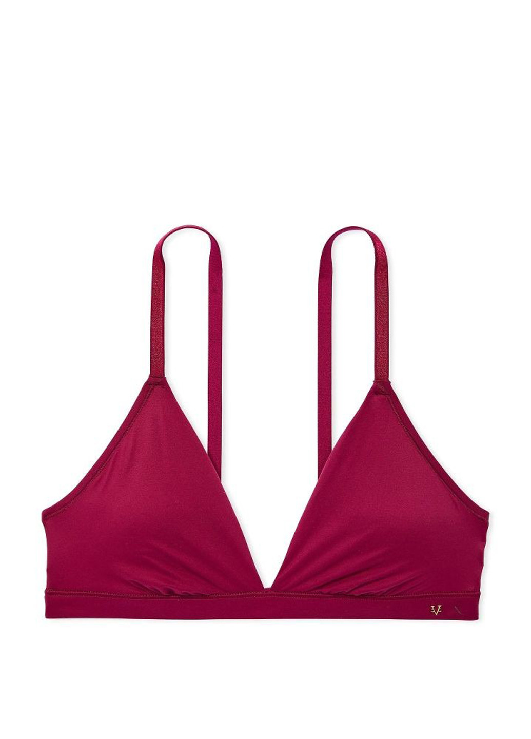 Бордовий демісезонний комплект (бюстгальтер, трусики) Victoria's Secret