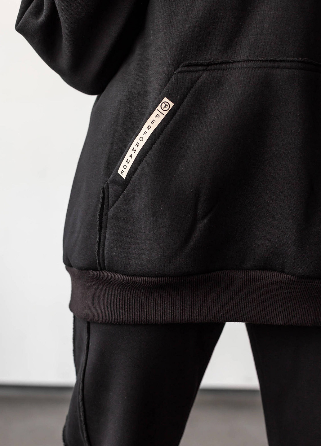 Худи на флисе со швами наизнанку TOTALFIT (265150765)