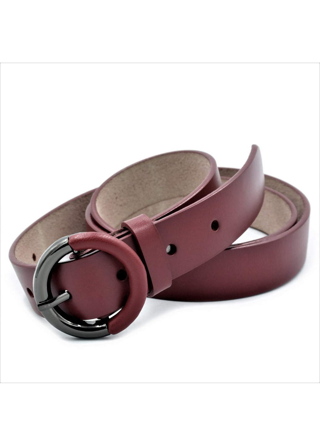 Шкіряний ремінь жіночий 105-115х3 см Weatro (211366720)