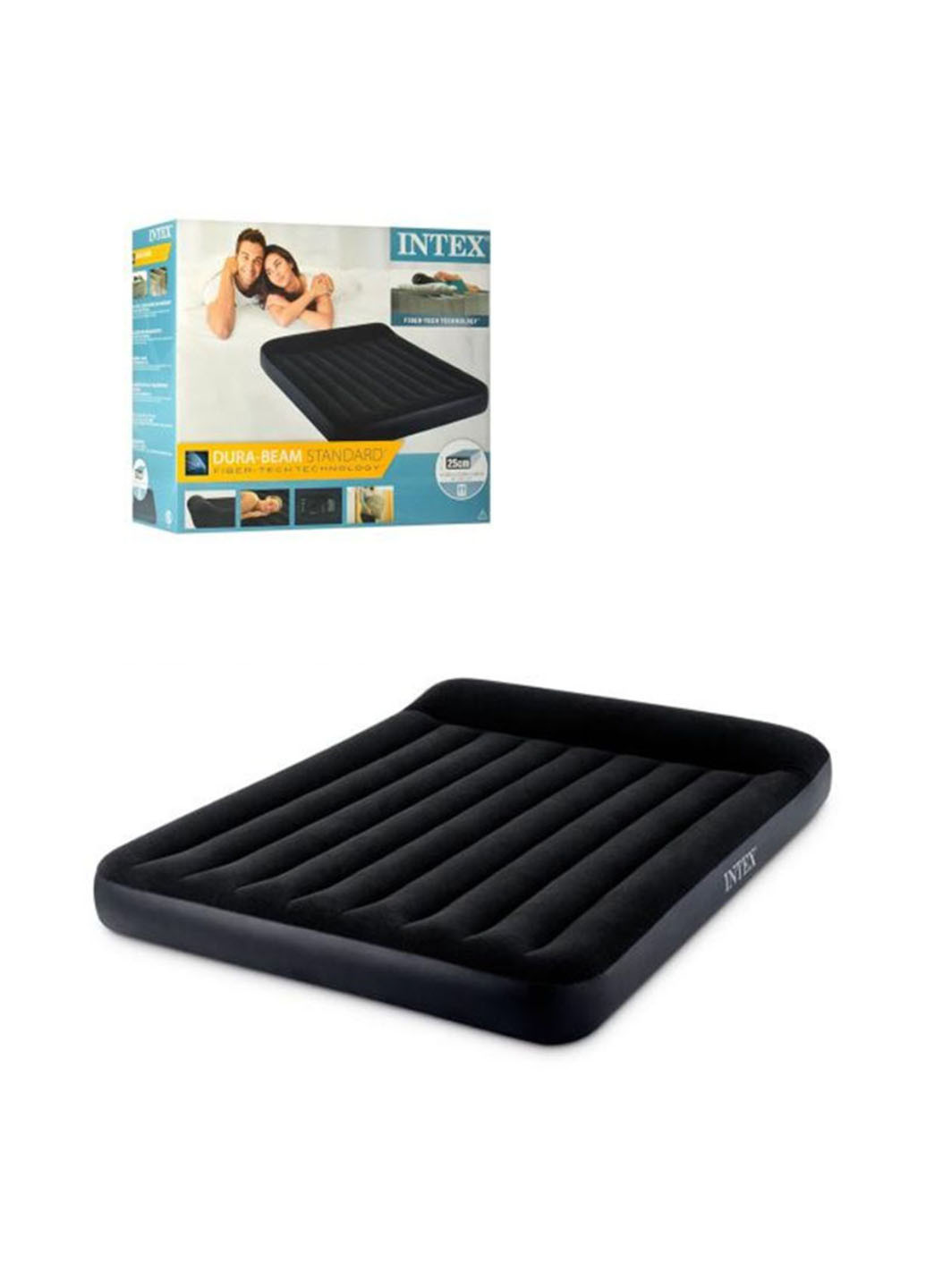 Матрац двомісний, 40,5х36х14 см Intex (251900368)