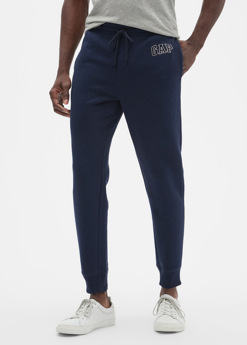 Темно-синие спортивные демисезонные джоггеры брюки Gap