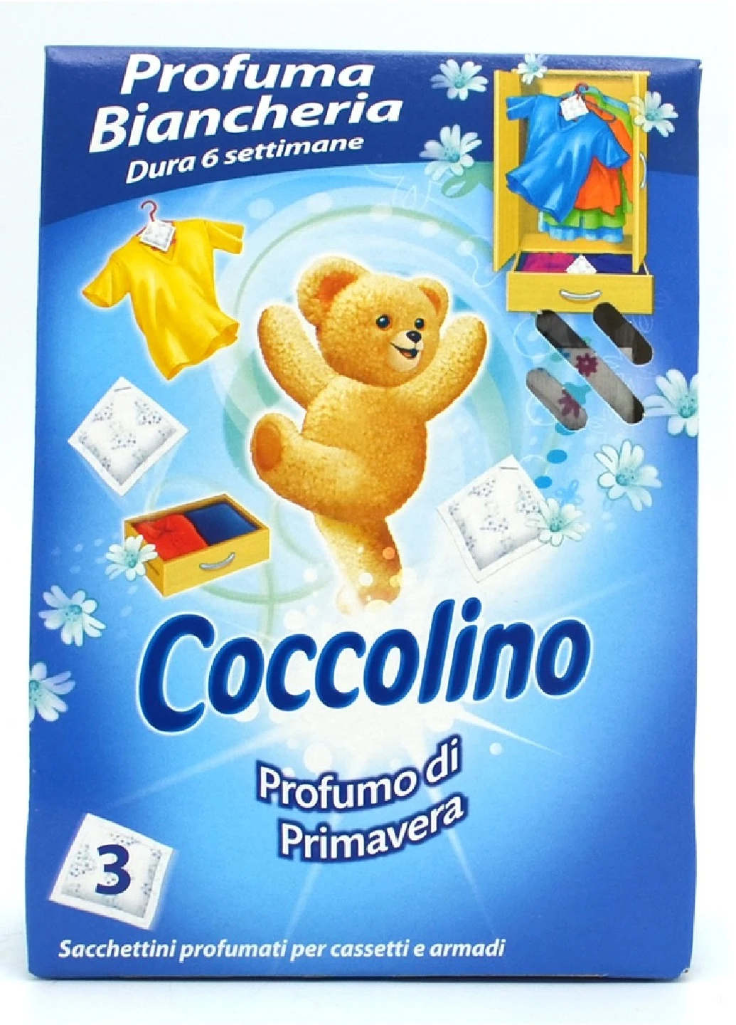 Ароматизатор для гардеробу Aria di Primavera 3 шт в уп. Coccolino (252819203)