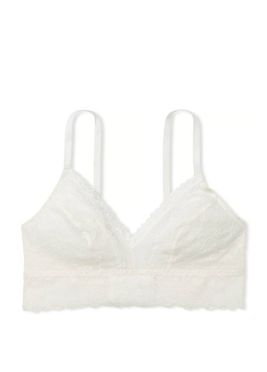 Молочний демісезонний комплект (бюстгальтер, трусики) Victoria's Secret