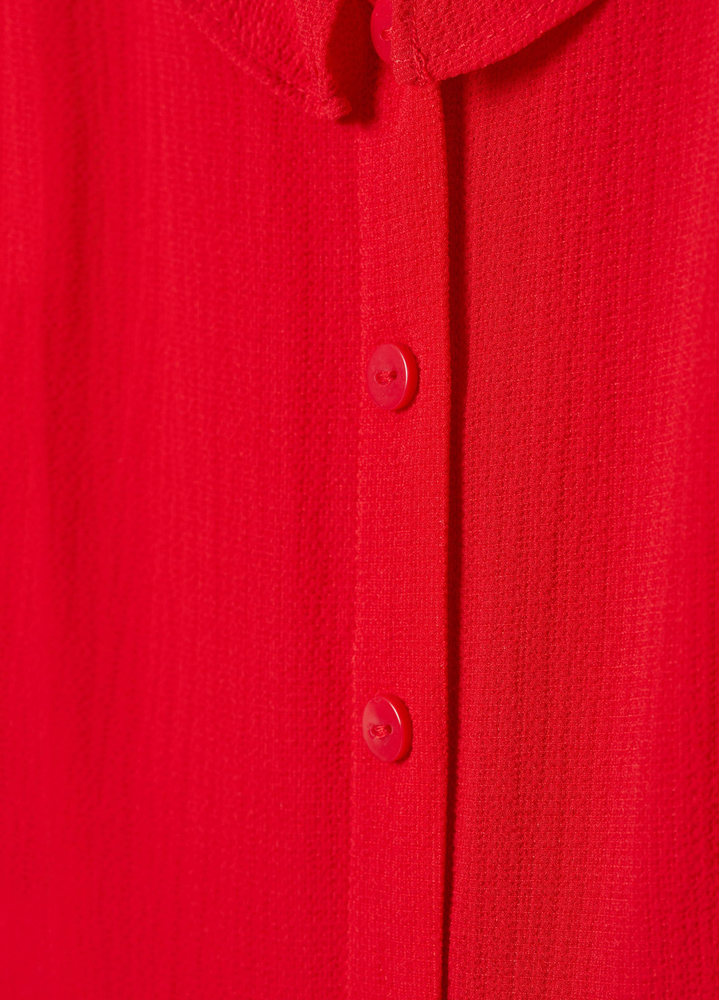 Комбинезон H&M однотонный красный кэжуал полиэстер