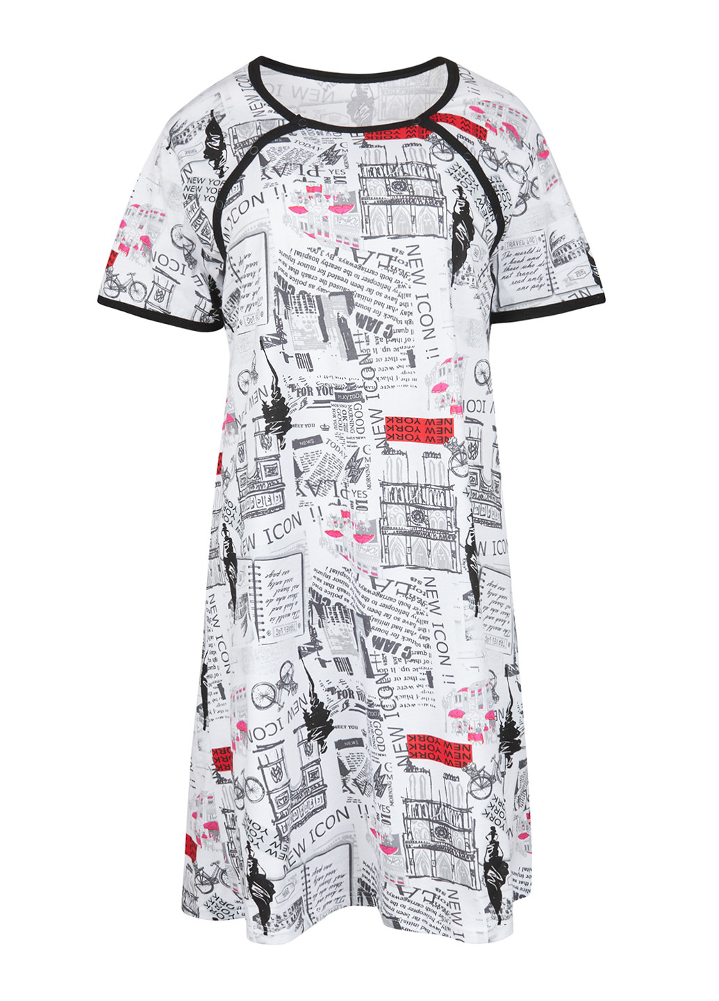 Ночная рубашка для беременных и кормящих dexter's (276713005)