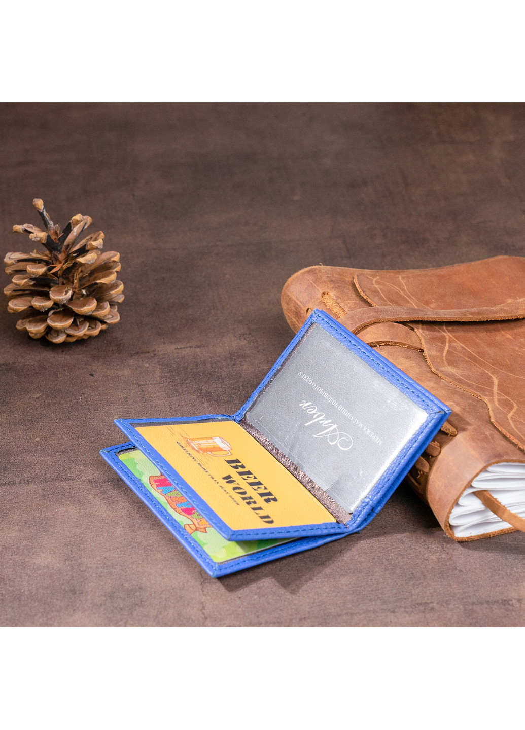 Жіночий шкіряний гаманець-візитниця 10х6,5х1 см st leather (229460737)