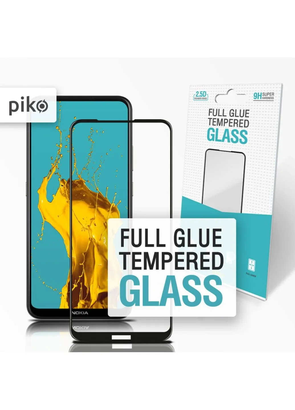 Стекло защитное Full Glue Nokia 3.4 (1283126511530) Piko (249599438)