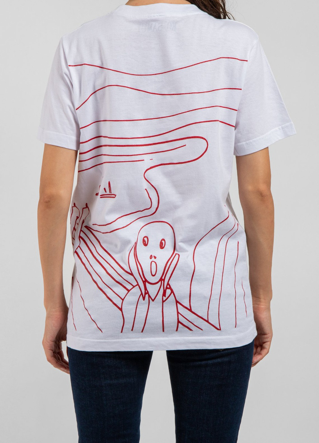 Біла футболка з принтом на спині Ko Samui - (250382530)