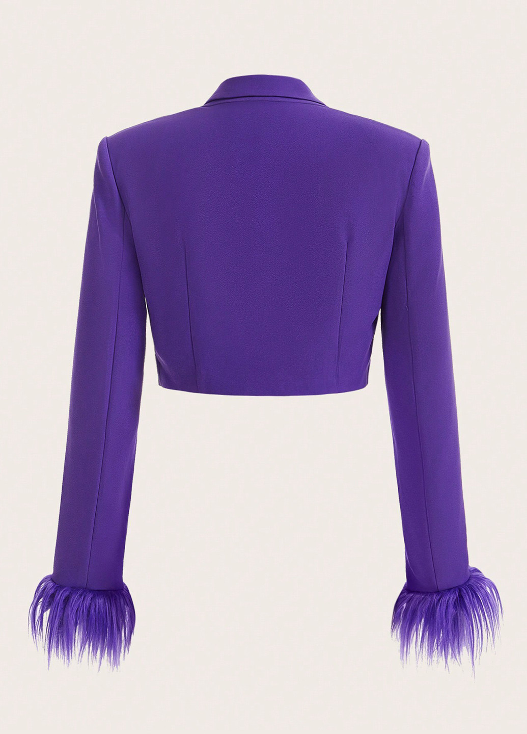 Фиолетовый женский жакет SHEIN однотонный - летний