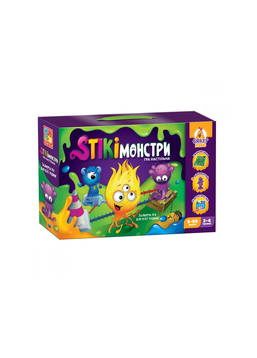 Настольная игра Стикимонстры Vladi toys VT8055-35 (255292353)