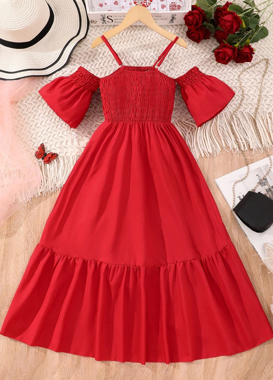 Красное платье SHEIN (316506173)