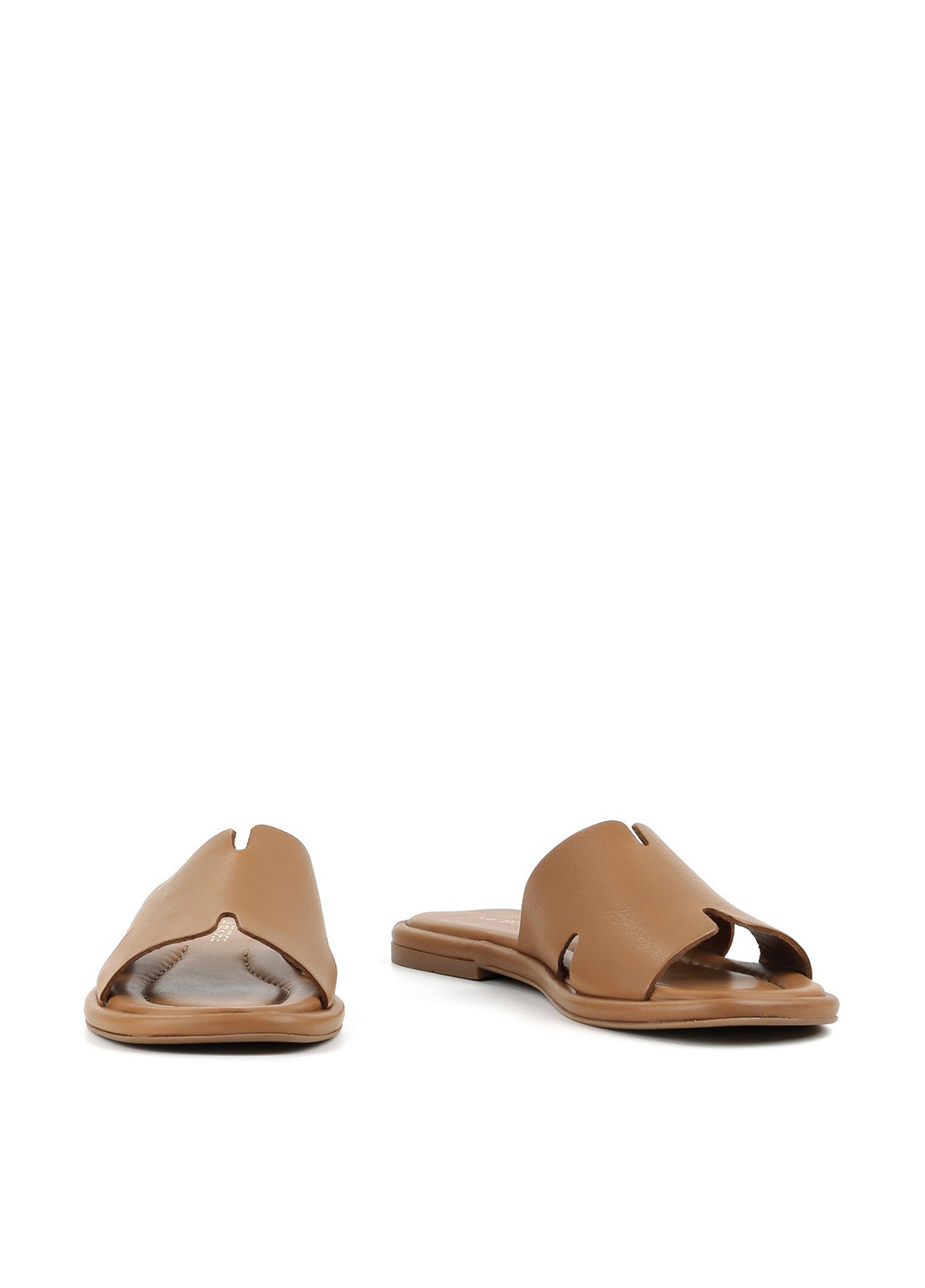 Коричневые шлепанцы Le'BERDES