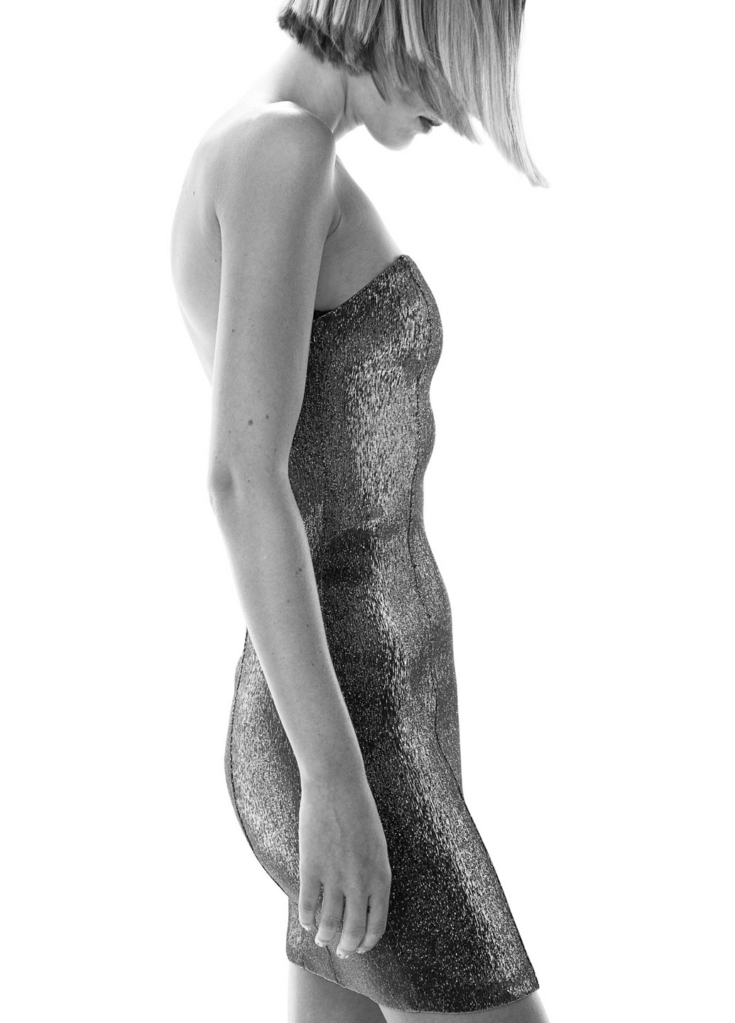 Синя коктейльна, кежуал сукня з відкритою спиною H&M однотонна