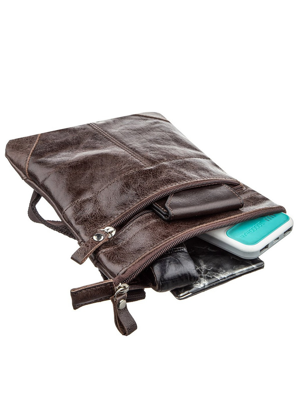 Современная сумка из натуральной кожи 19,5х22х1 см Shvigel (255405989)