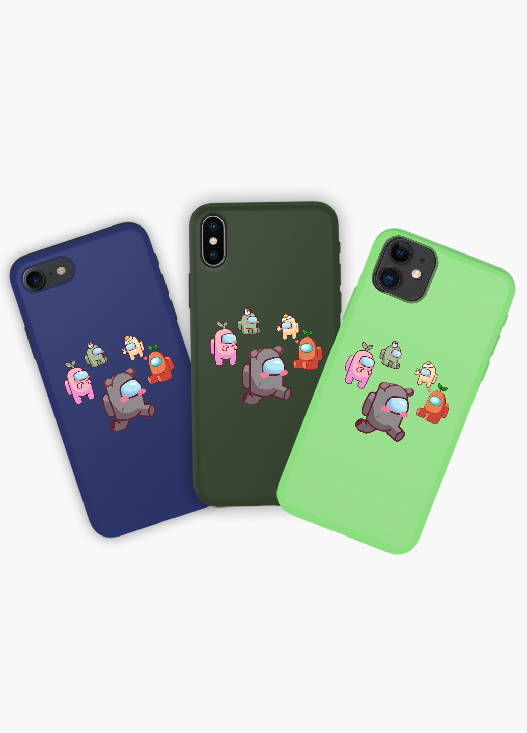 Чохол силіконовий Apple Iphone Xs Амонг Ас (Among Us) (8938-2407) MobiPrint (219556165)
