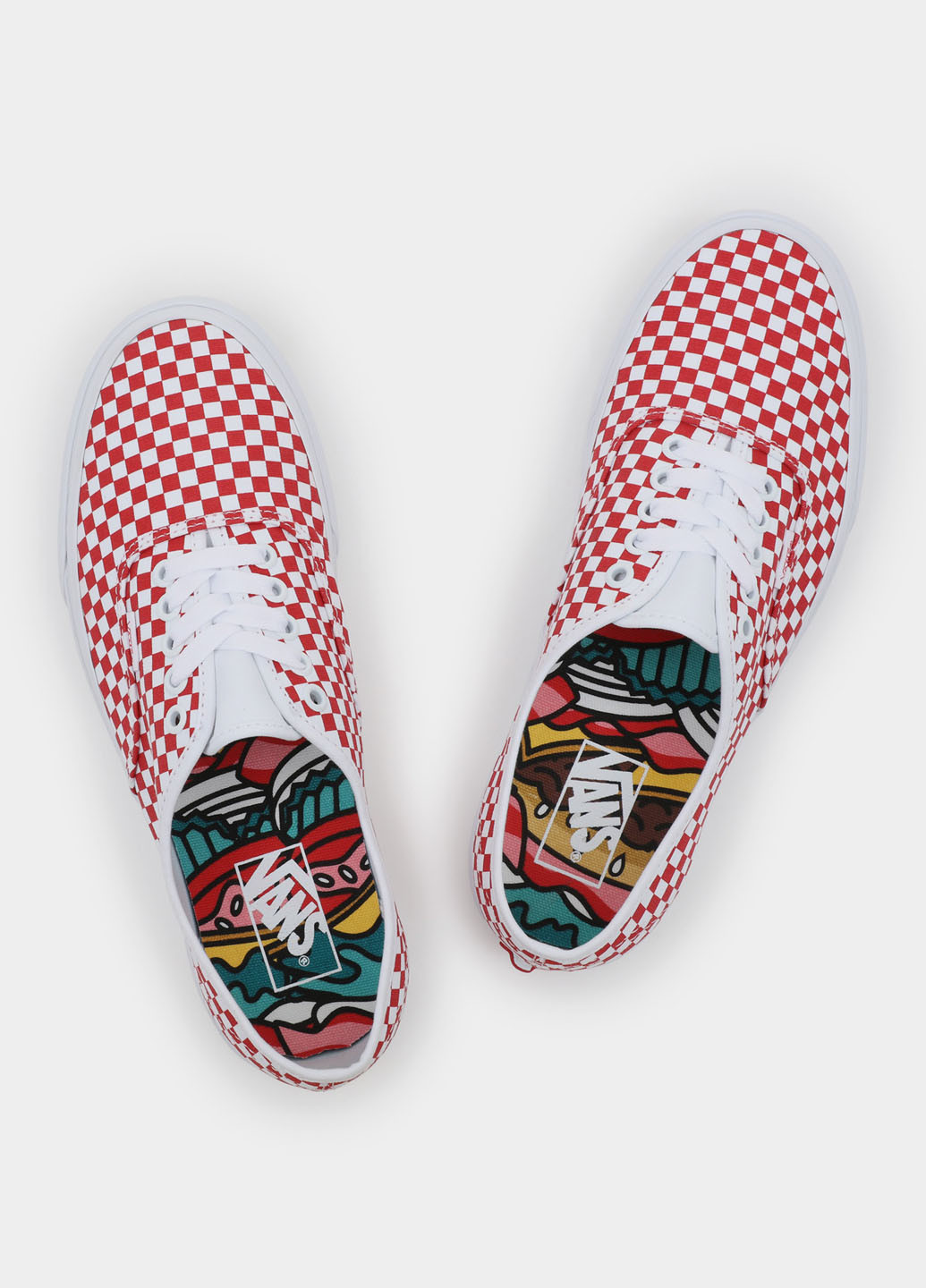 Красные кеды Vans VN0A5KS97051 с логотипом