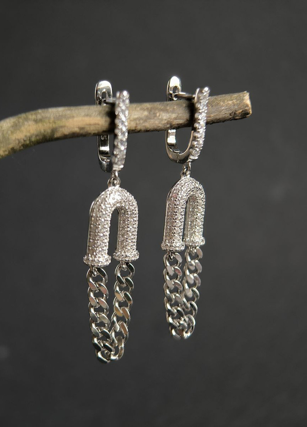 Сережки Silver Flame (336574452)