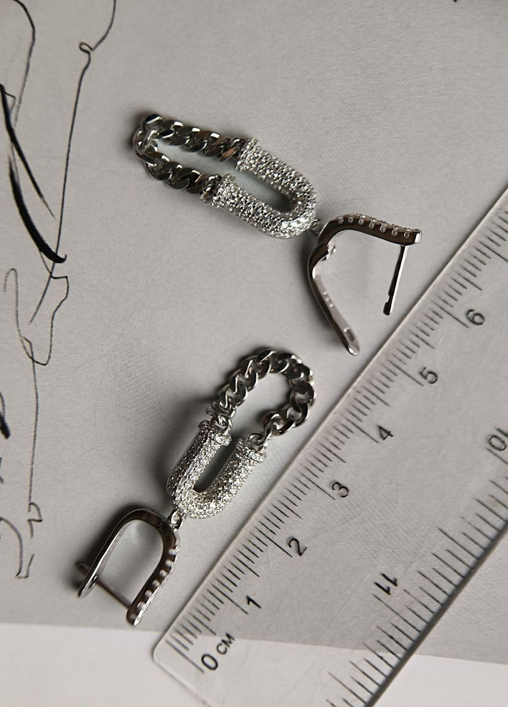 Сережки Silver Flame (336574452)