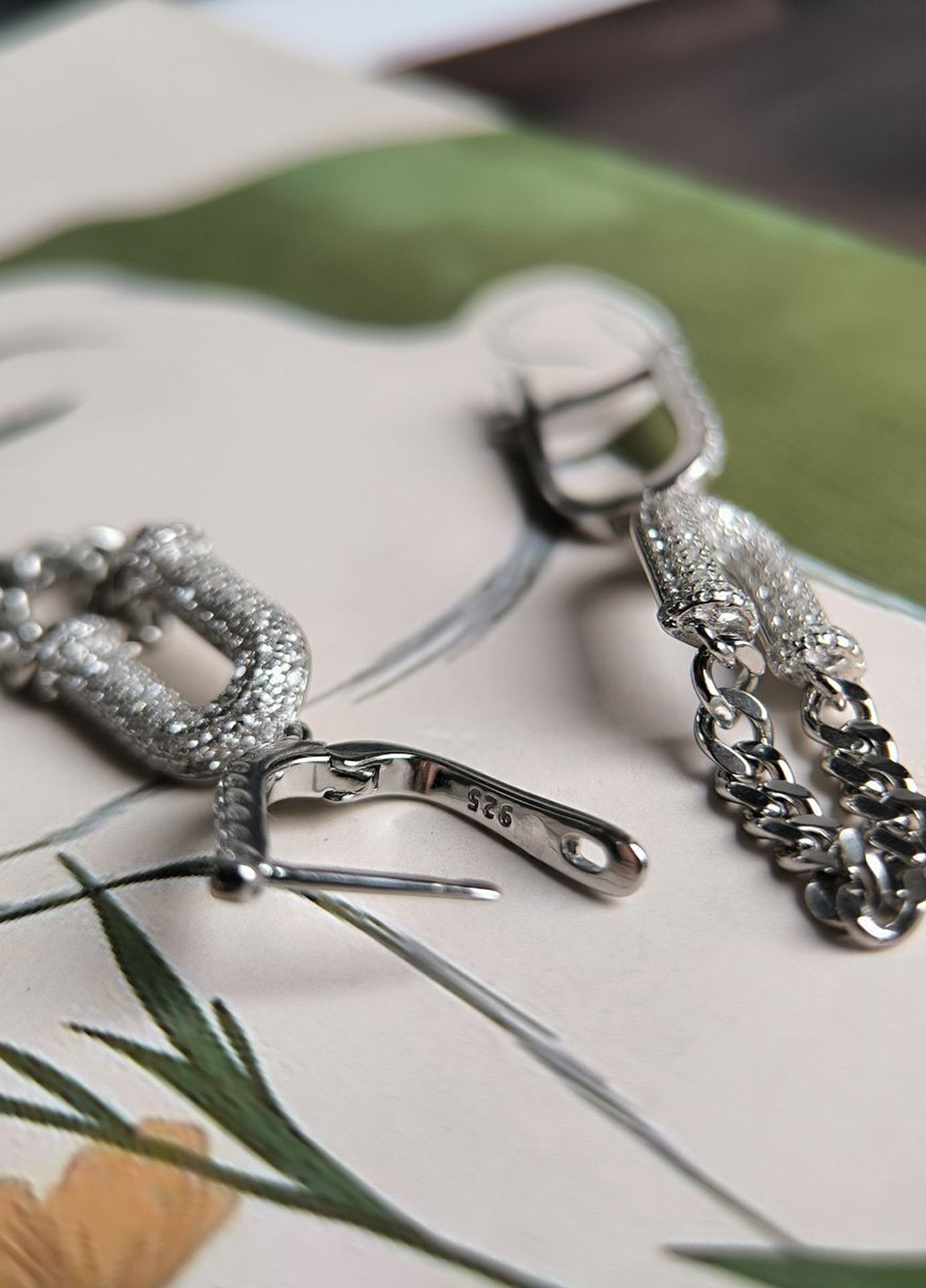 Сережки Silver Flame (336574452)