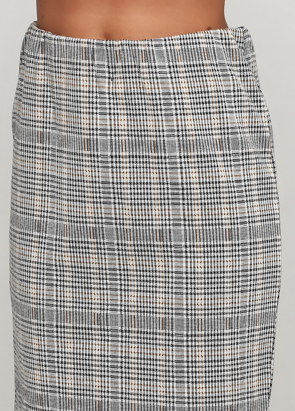 Черно-белая кэжуал с абстрактным узором юбка Peppercorn карандаш