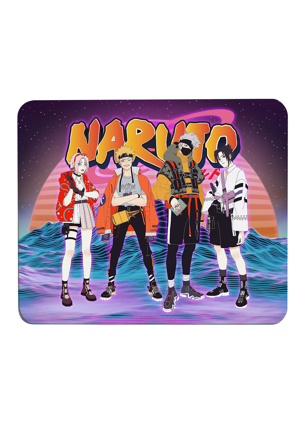 Коврик для мышки Наруто (Naruto) (25108-2630) 22х18 см MobiPrint (222995275)