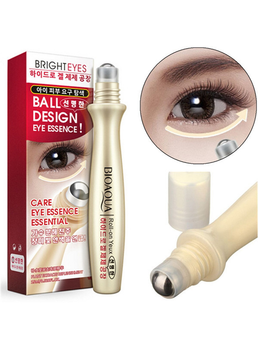 Сироватка-ролер для шкіри навколо очей BALL DESIGN EYE ESSENCE 15мл.(0027) Bioaqua (252821568)