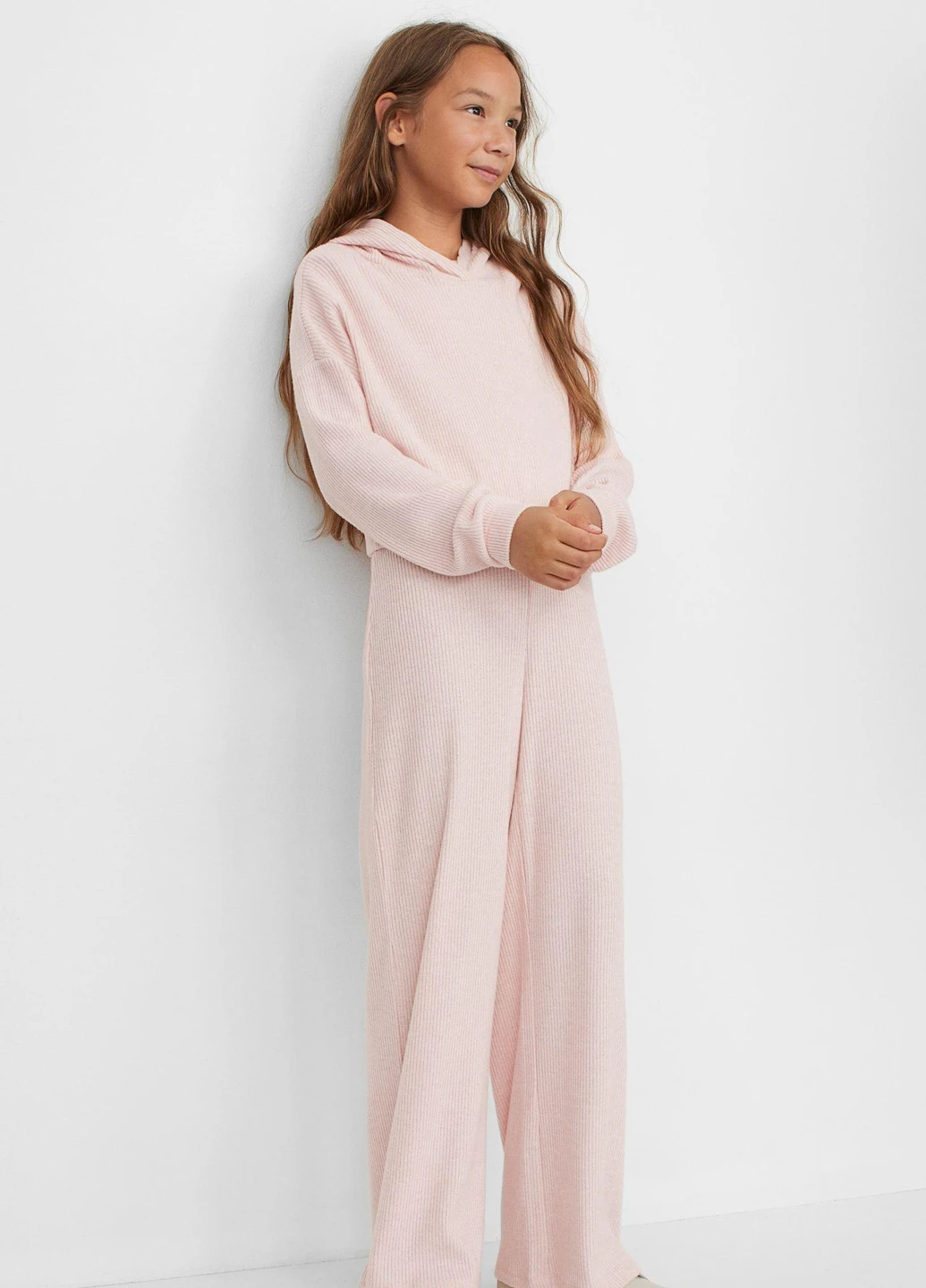 Светло-розовые брюки H&M