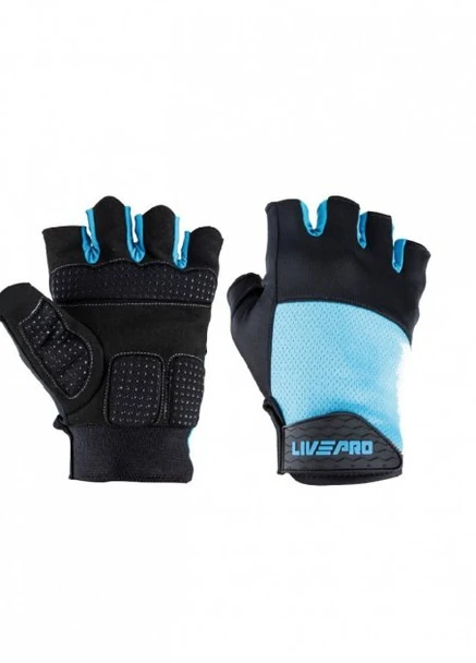 Перчатки для тренировок FITNESS GLOVES черный L LP8260-L LivePro (256550679)