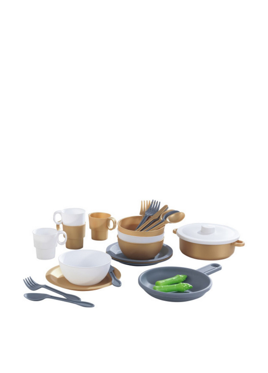 Игровой набор посуды Modern Metallics, (27 предметов) KidKraft (292304021)