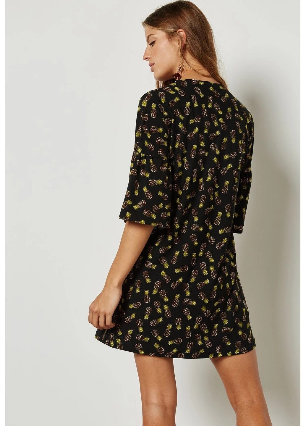 Черное кэжуал платье Mango однотонное