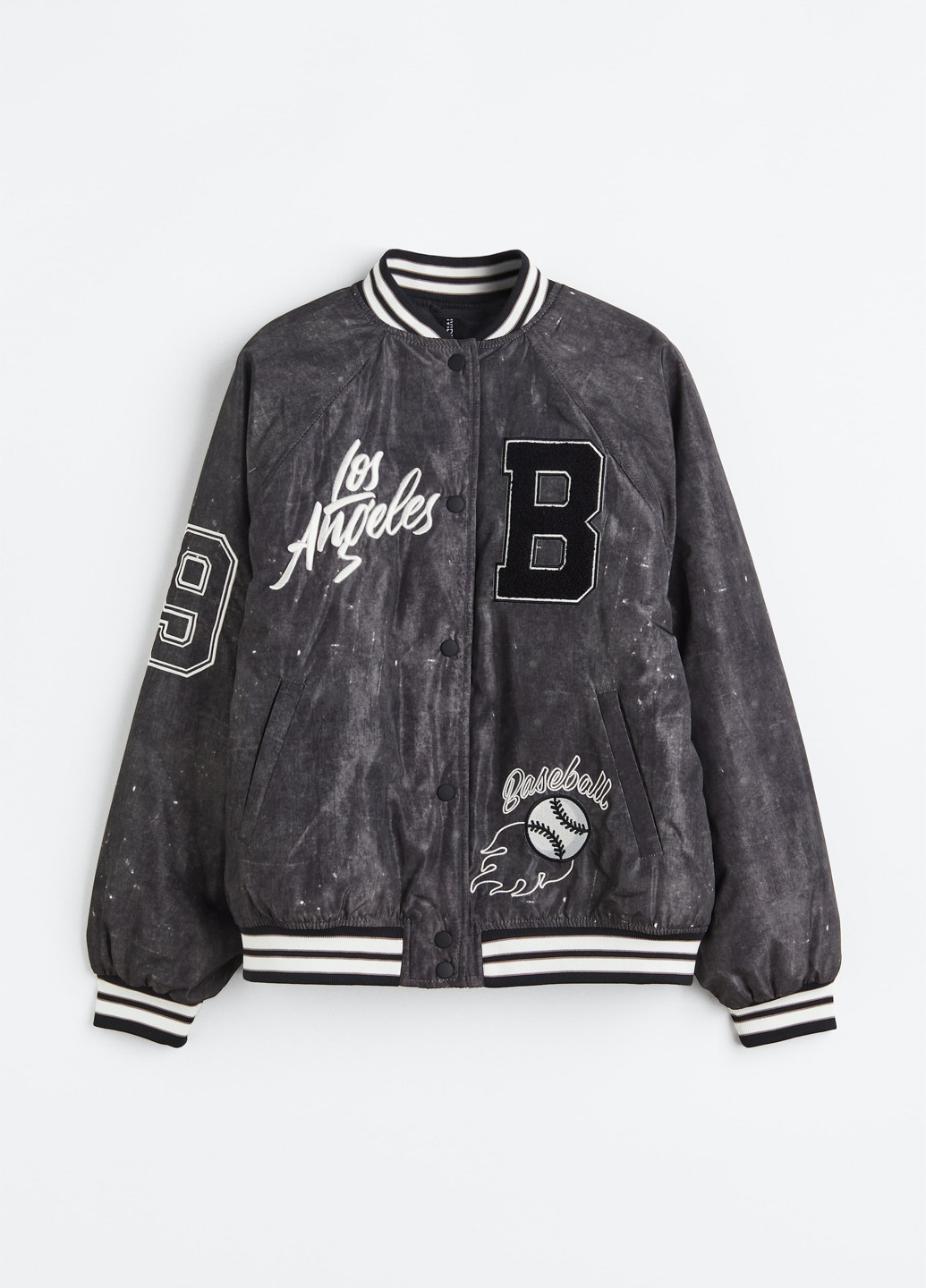 Бомбер H&M бейсбольний на кнопках (362622088)