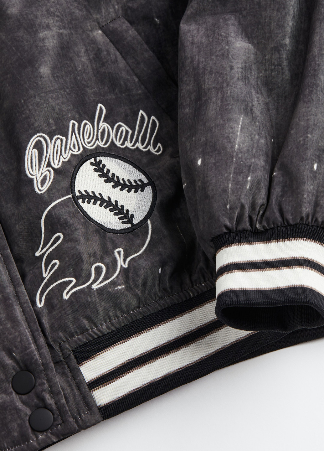 Бомбер H&M бейсбольний на кнопках (362622088)