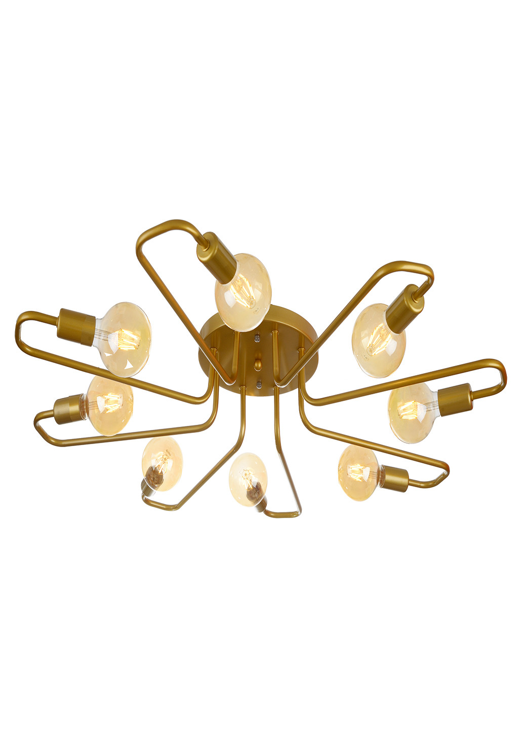 Люстра з золотистим покриттям на 8 лампочок BR-01 617C/8 E27 G Brille (251290877)