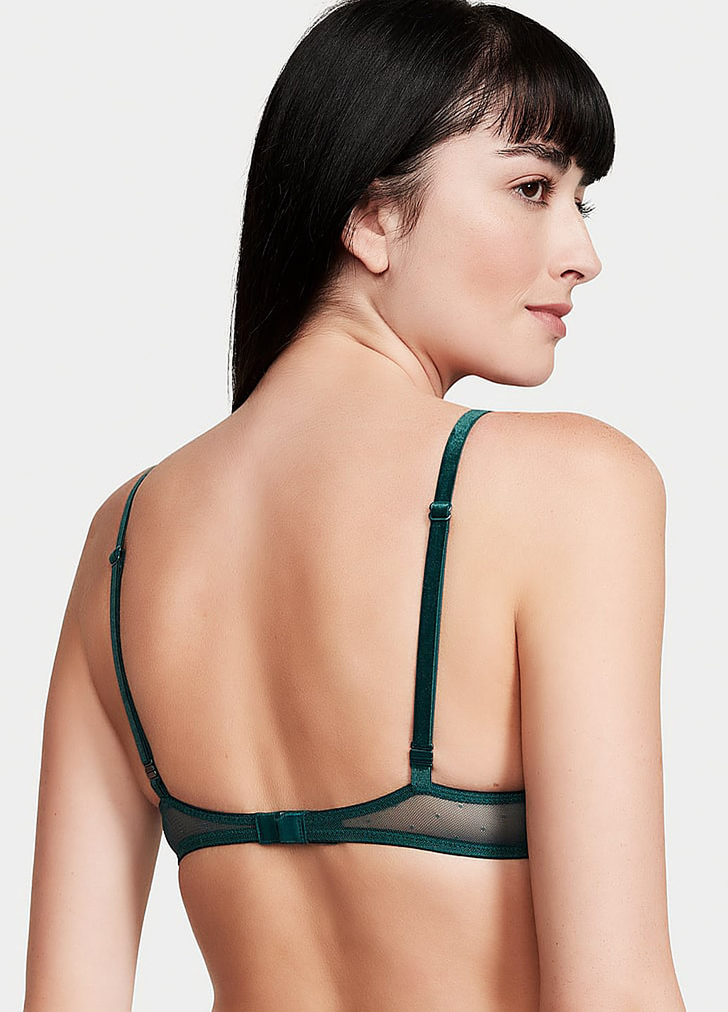 Зеленый демисезонный комплект (бюстгальтер, трусики) Victoria's Secret