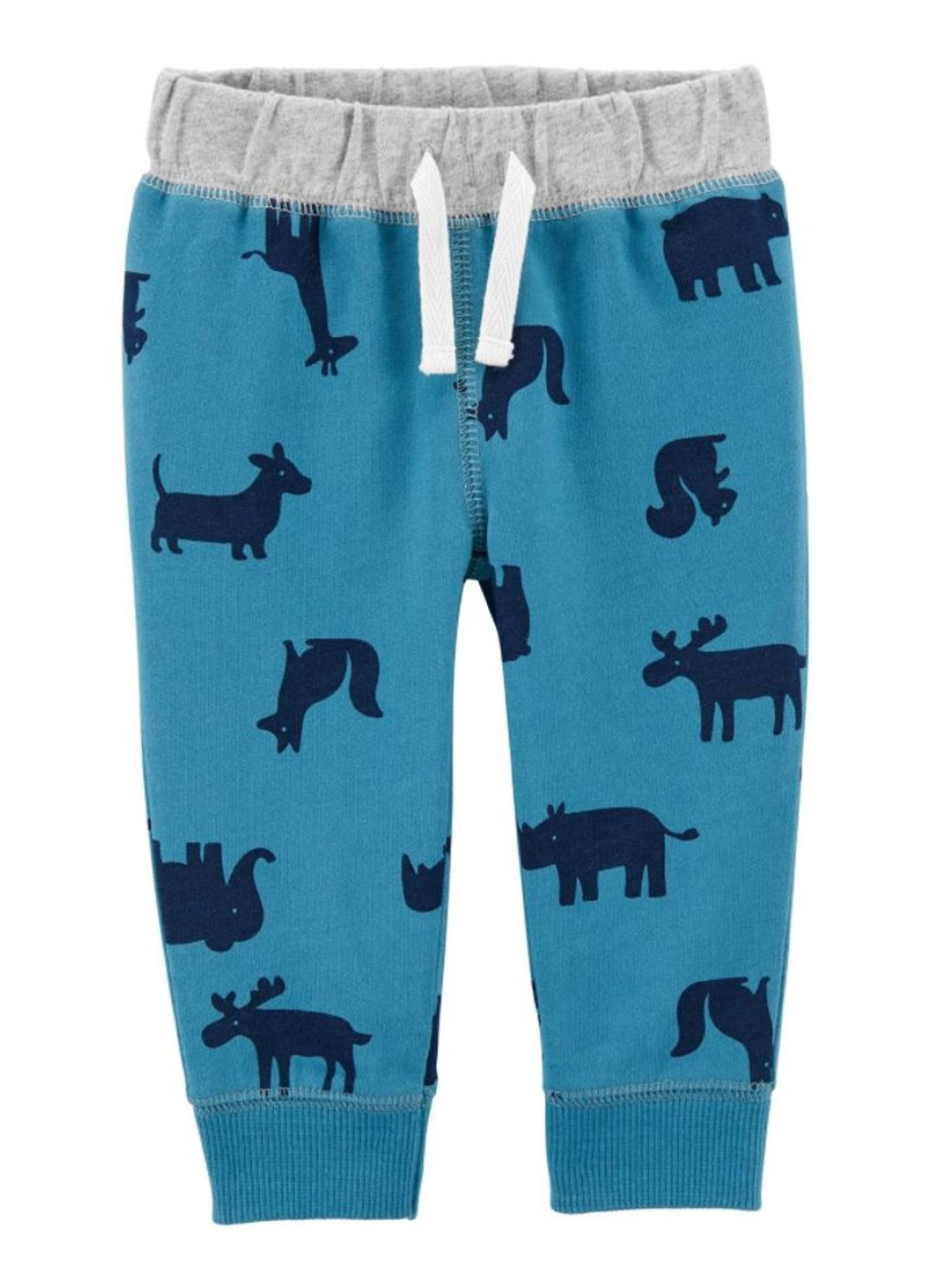 Синий демисезонный комплект боди + штаны wild one 1g200110 Carter's
