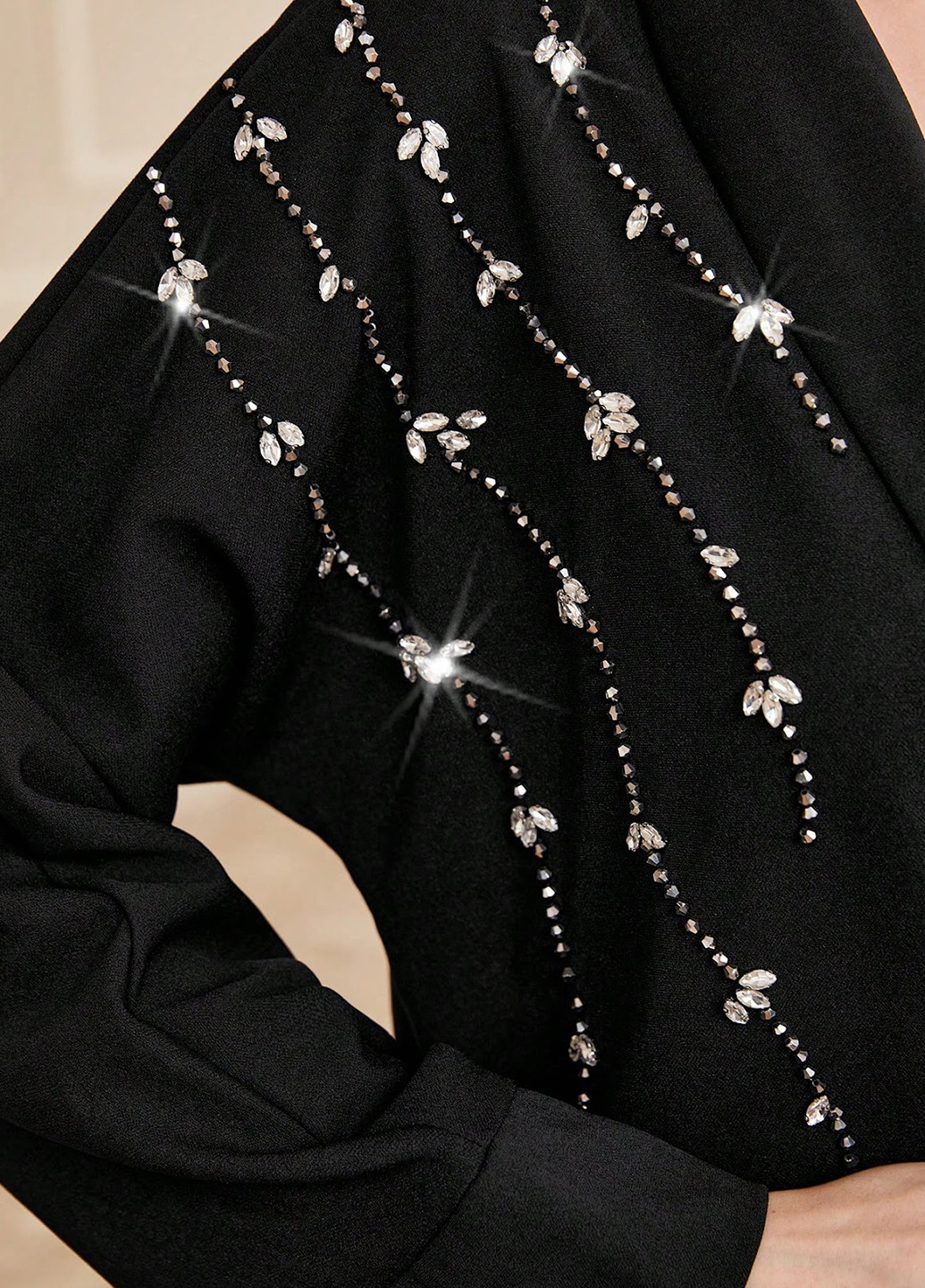 Черное демисезонное Пальто однобортное SHEIN