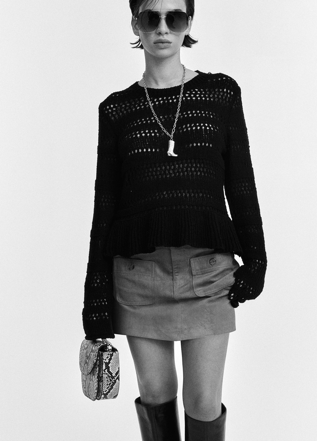 Черный демисезонный джемпер джемпер H&M