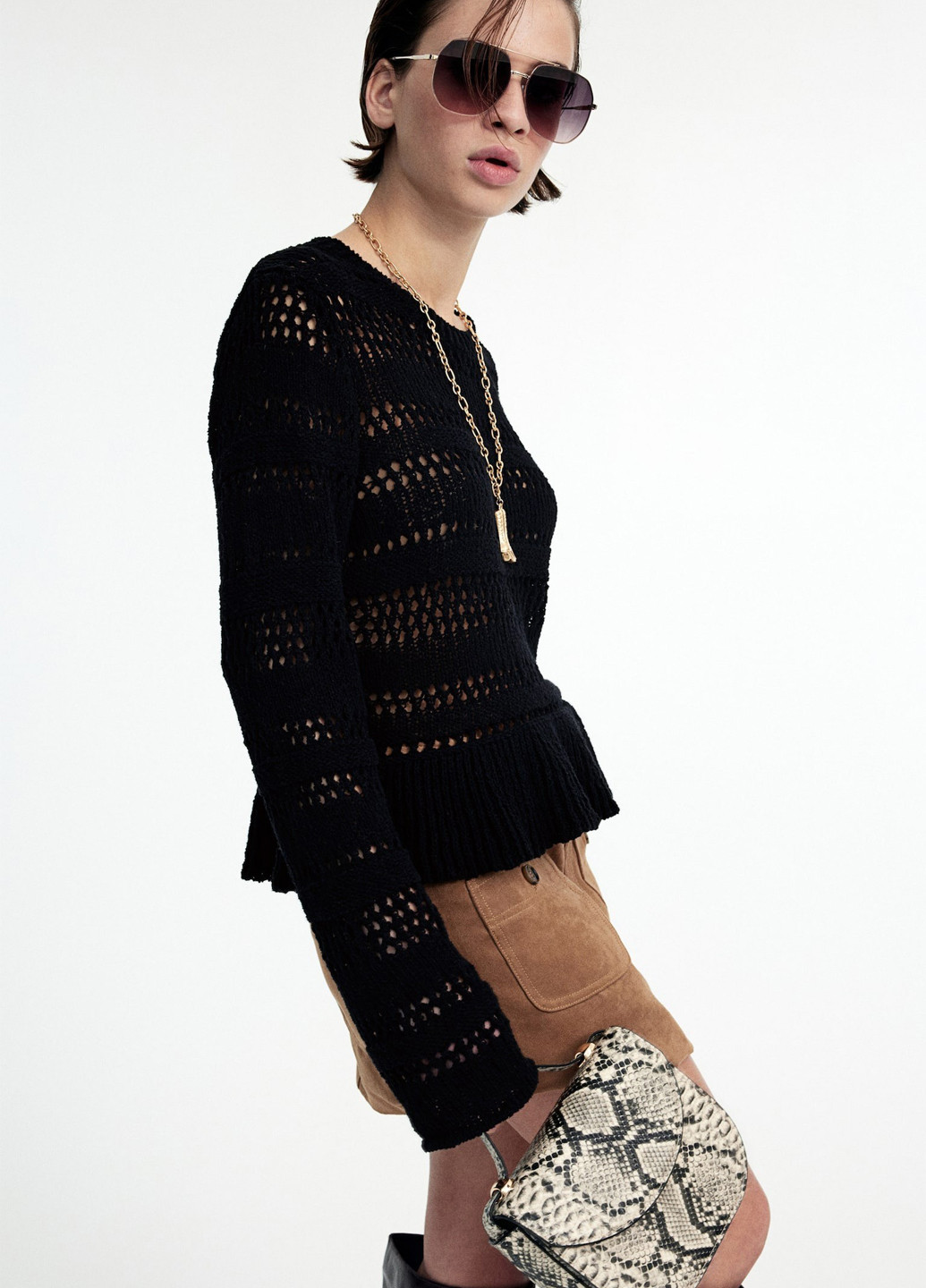 Черный демисезонный джемпер джемпер H&M