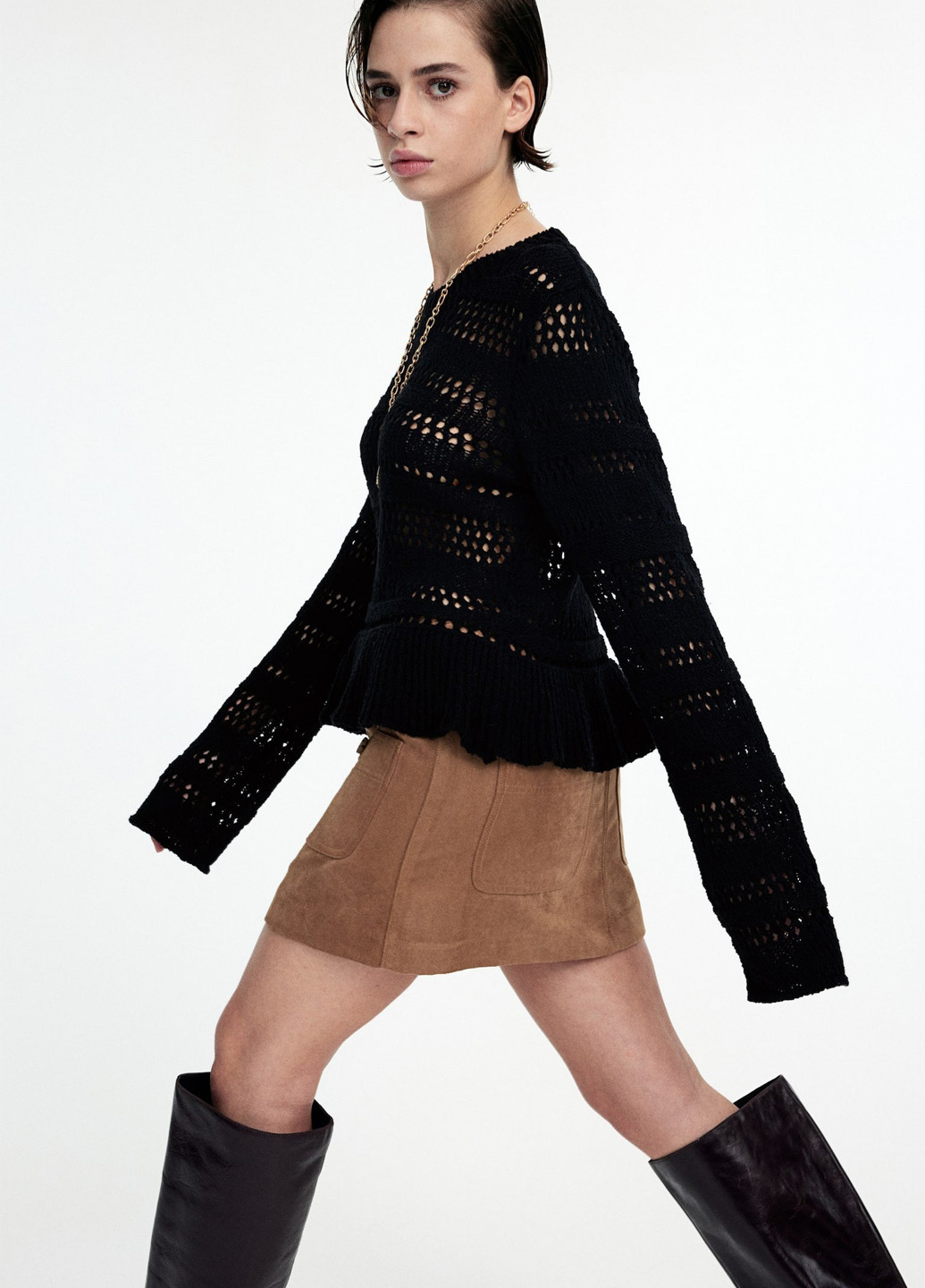 Черный демисезонный джемпер джемпер H&M