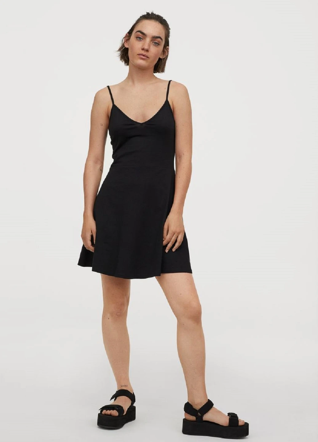 Летний женский сарафан H&M однотонный