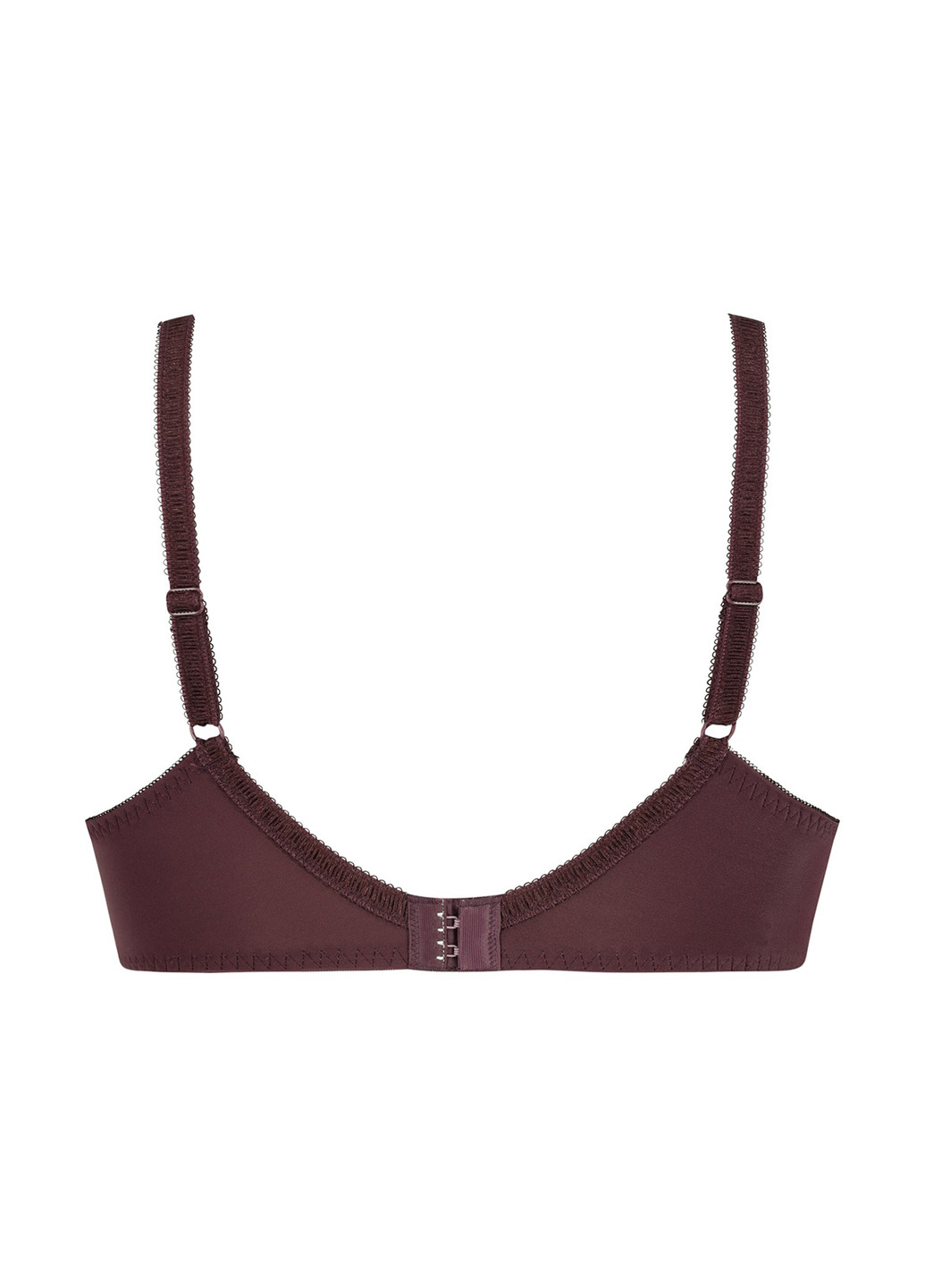 Темно-бордовый балконет бюстгальтер Hunkemoller с косточками полиамид