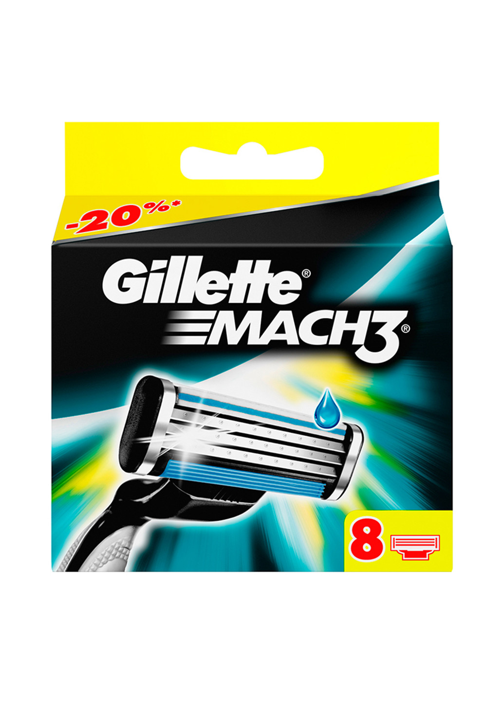 Змінний картридж Mach3 (8 шт.) Gillette (69674817)
