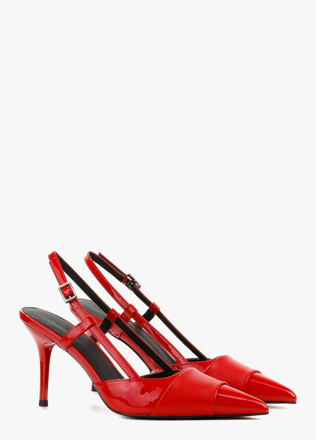 Le'BERDES Туфлі слінгбекі червоний з натуральна шкіра, україна — літо (322646261)