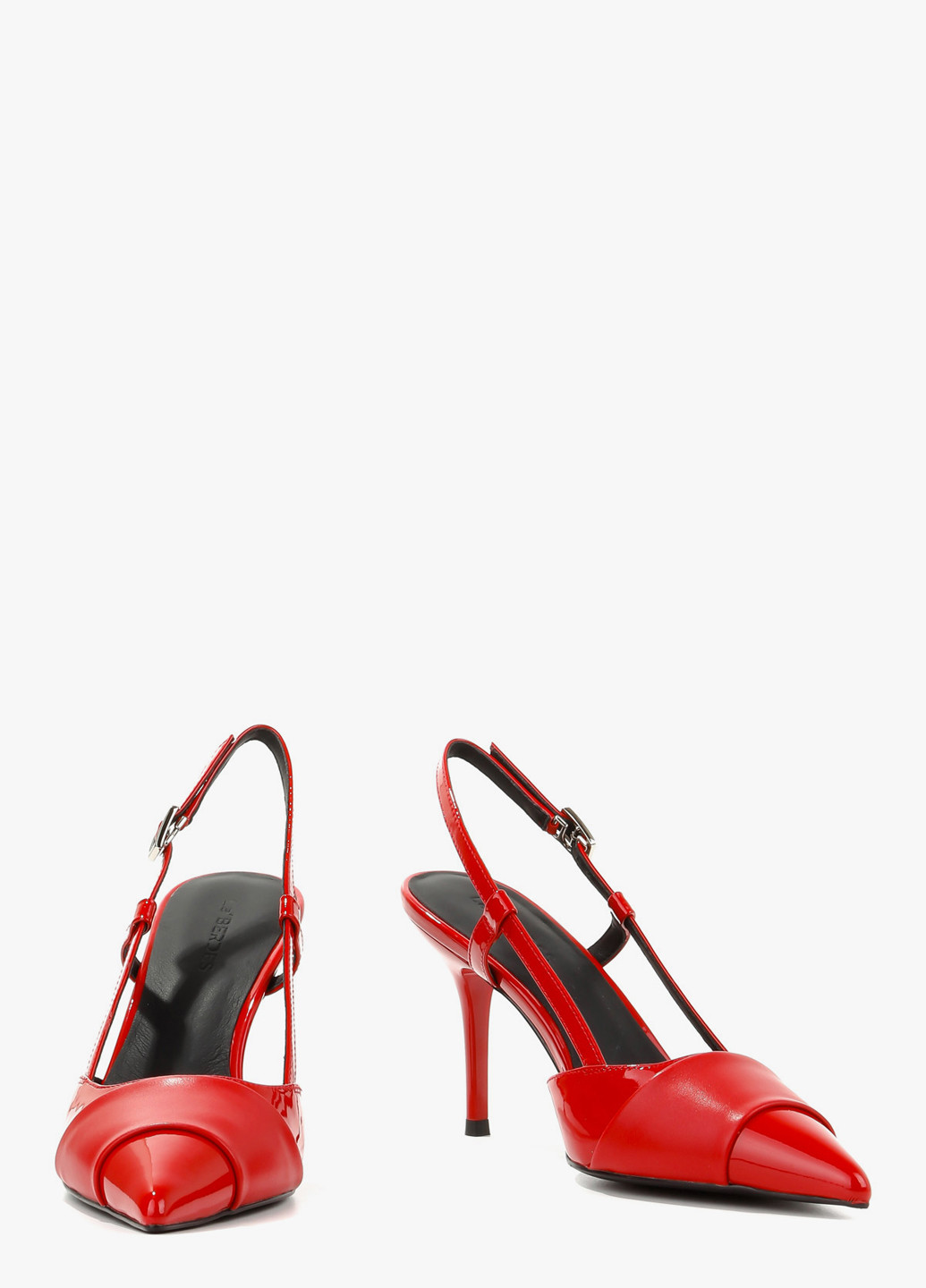 Le'BERDES Туфлі слінгбекі червоний з натуральна шкіра, україна — літо (322646261)