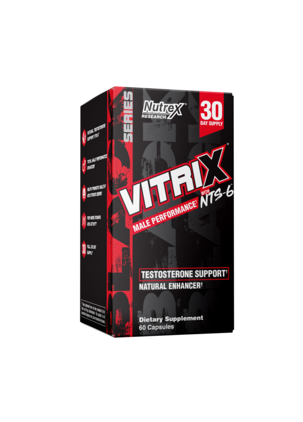 Добавка для чоловіків з тестостероном для сексуального здоров'я Vitrix - 60ct Nutrex (254805095)