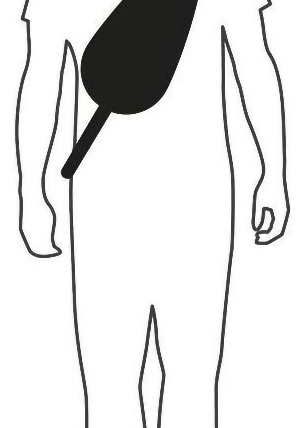 Нагрудна сумка 32х15х5 см Top Move (255709974)