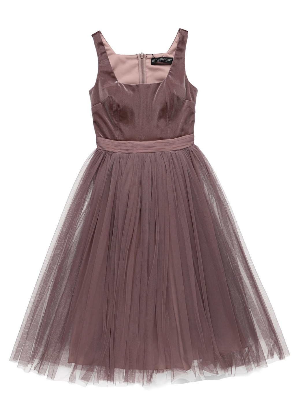 Фіолетова святковий сукня з пишною спідницею Little Mistress однотонна