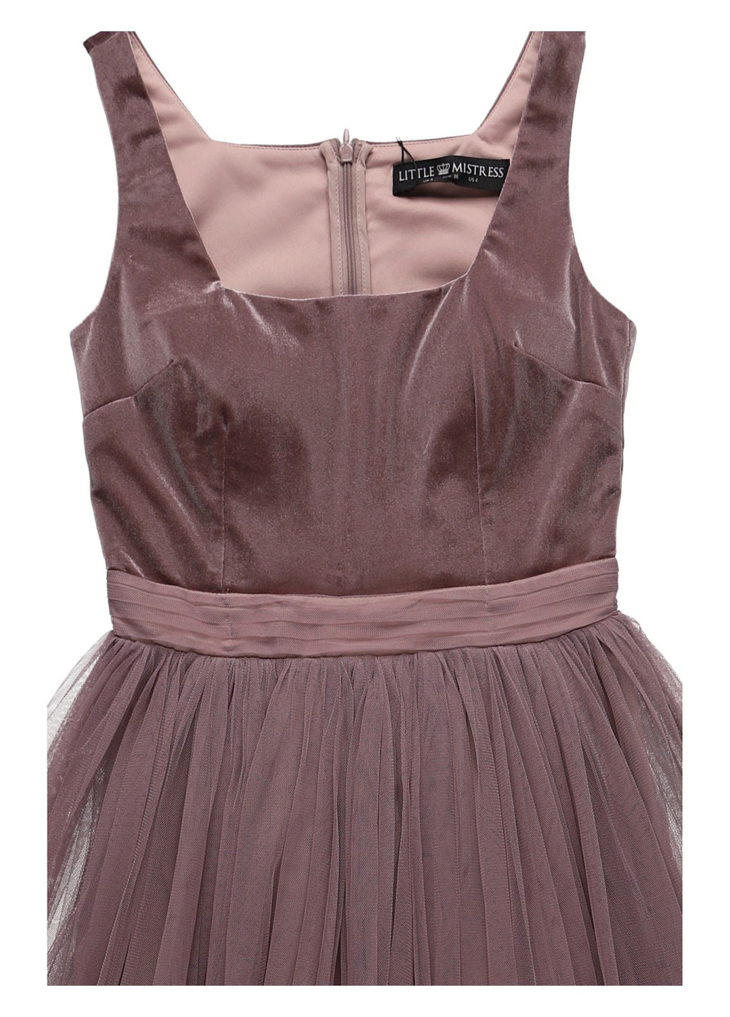 Фіолетова святковий сукня з пишною спідницею Little Mistress однотонна